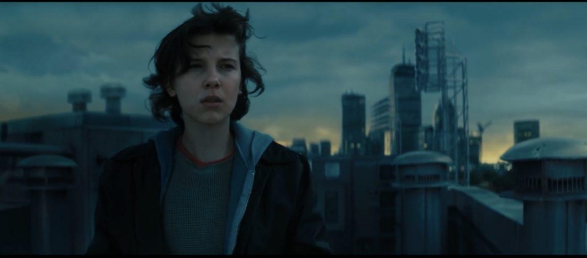 Millie Bobby Brown as Madison Russell in the film “Godzilla: King of the Monsters.”  (Warner Bros.)