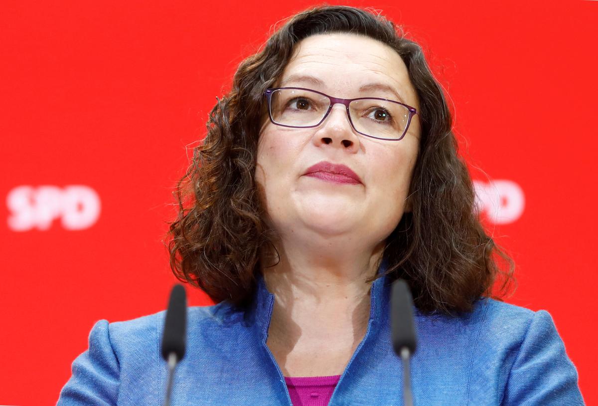 German SPD Leader Quits in Blow to Merkel’s Loveless Coalition