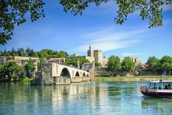 Bridge of Avignon and The Popes Palace in Avignon ( city of Popes), France. (Shutterstock)