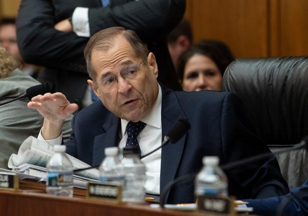 Chairman of the House Judiciary Committee Jerry Nadler speaks on Capitol Hill in Washington on May 8, 2019. (Nicholas Kamm/AFP/Getty Images)