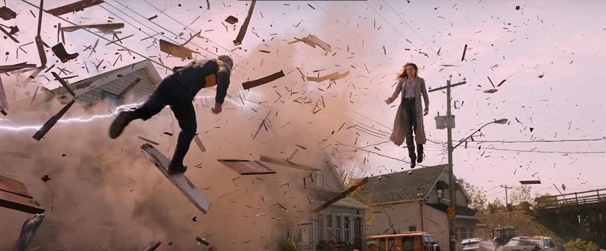 Evan Peters and Sophie Turner in Twentieth Century Fox’s “X-Men: Dark Phoenix.” (Doane Gregory/Twentieth Century Fox Film Corporation)