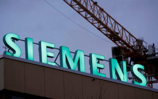 The logo of German industrial group Siemens is seen in Zurich, Switzerland on Jan. 30, 2019. (Arnd Wiegmann/Reuters)