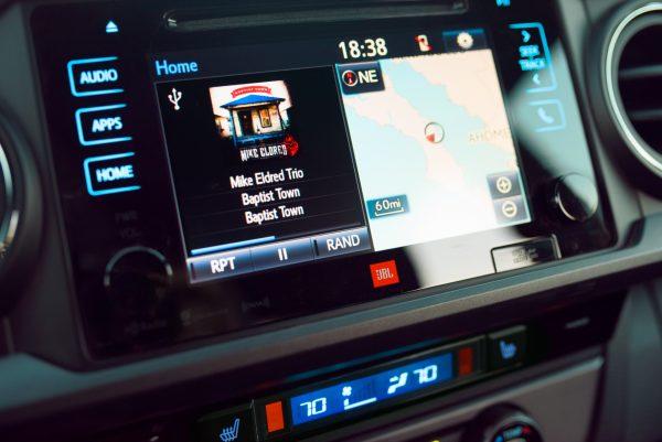 7-inch touchscreen infotainment system. (Courtesy of Toyota)