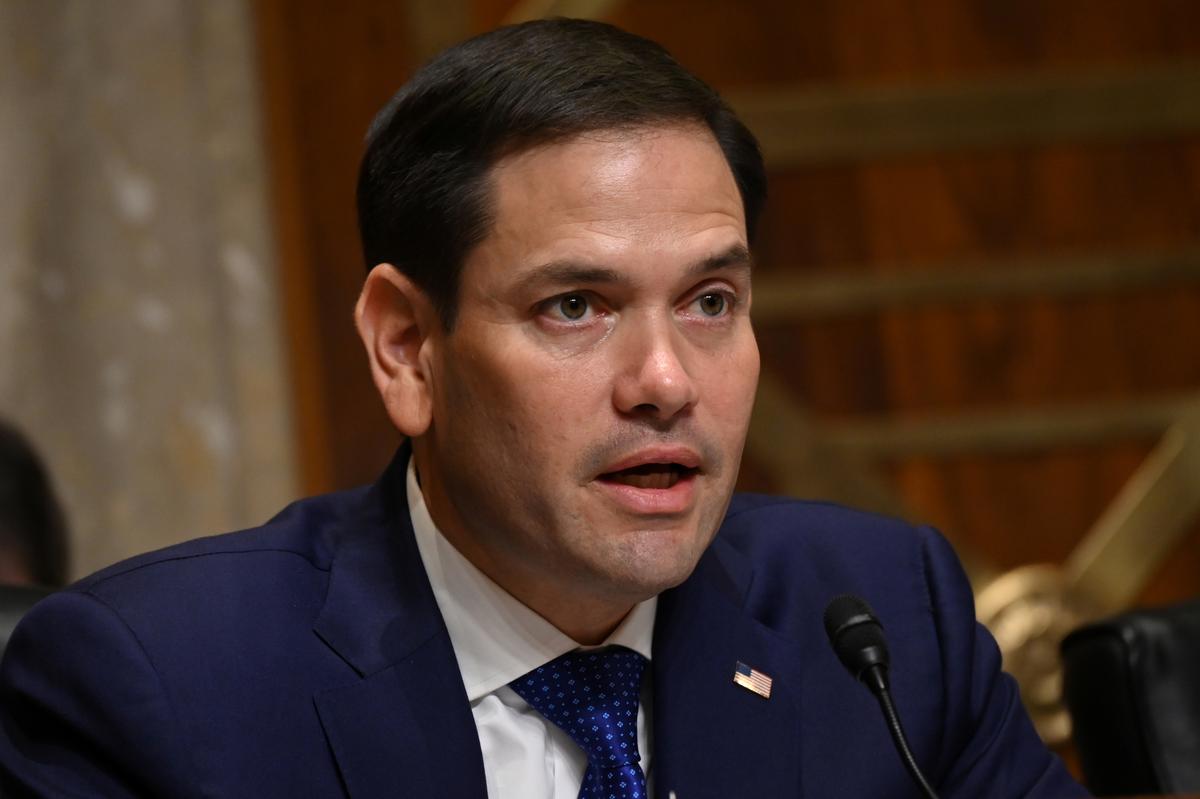 Senator Marco Rubio (R-Fla.) on Capitol Hill in Washington on April 10, 2019. (Erin Scott/Reuters)