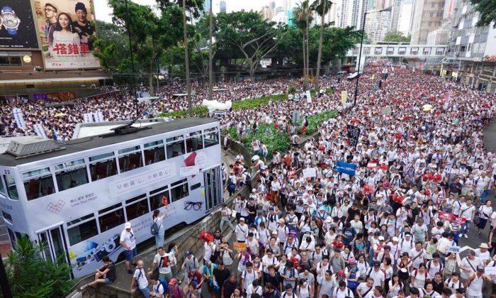 Over 1 Million Take to Streets of Hong Kong to Protest Extradition Bill