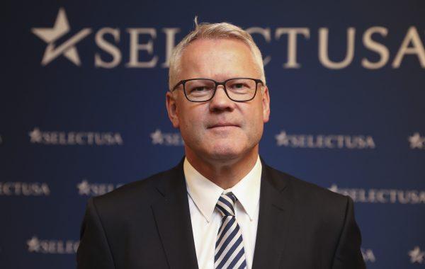 Franz Kainersdorfer, a member of the board of Voestalpine AG, based in Linz, Austria, at the 2019 SelectUSA Summit in Washington on June 12, 2019. (Samira Bouaou/The Epoch Times)