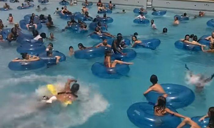 Lifeguard Rescues Child in Swimming Pool, and It’s Difficult to Spot