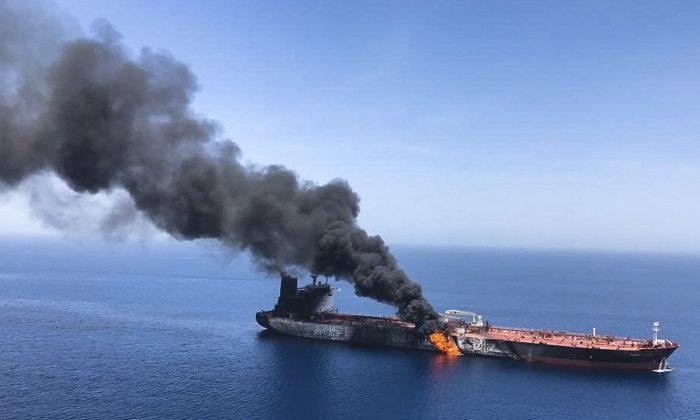 Video Shows Aftermath of Oil Tanker Attack in Gulf of Oman
