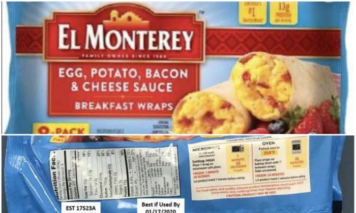 Over 240,000 Pounds of Bacon Breakfast Wraps Recalled Due to Possible Contamination