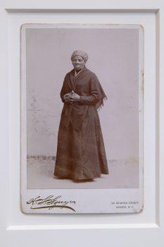 A recently-found photograph of escaped slave, abolitionist, and Union spy Harriet Tubman that was acquired by the Smithsonian is displayed before a hearing of the House Administration Committee in the Longworth House Office Building on Capitol Hill June 17, 2015, in Washington, DC. Chip Somodevilla/Getty Images