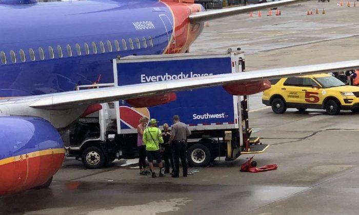 Southwest Airlines Plane Hit by Truck at Airport