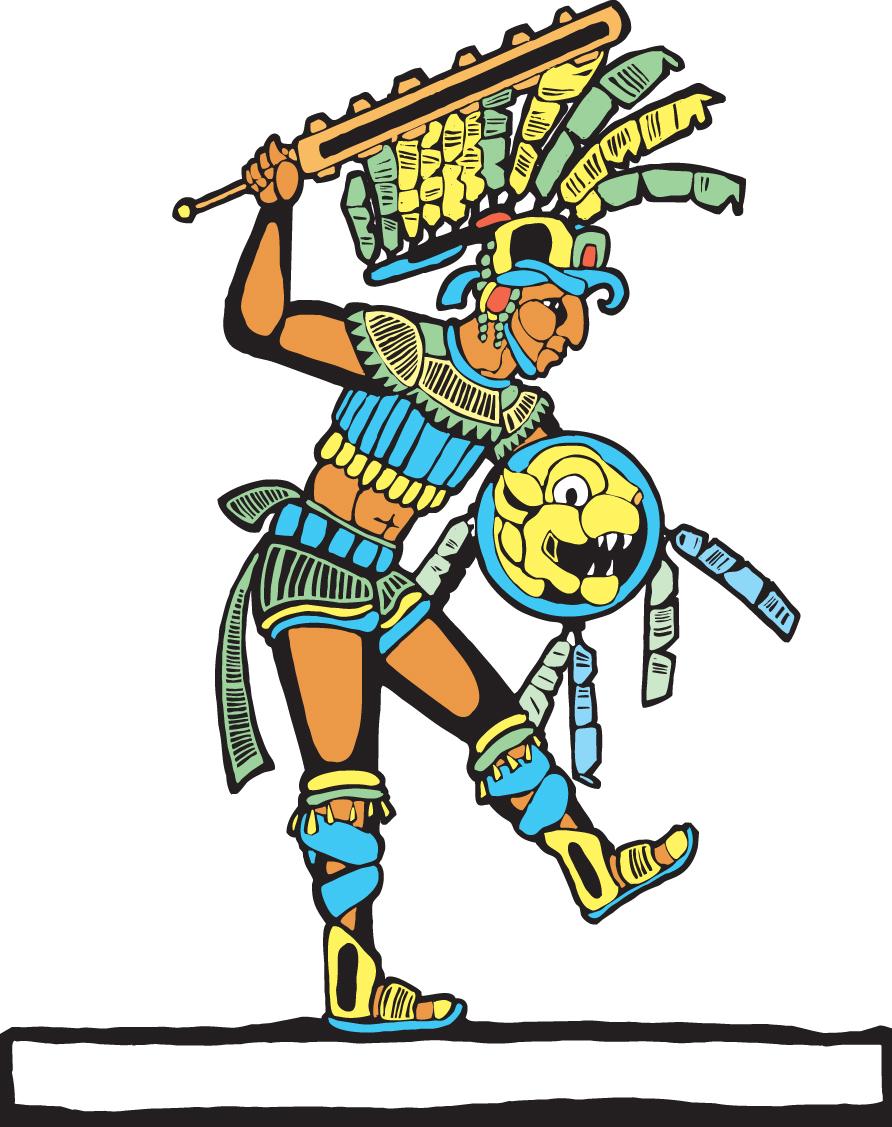 Illustration - Shutterstock | <a href="https://www.shutterstock.com/image-vector/mayan-warrior-designed-after-mesoamerican-pottery-33429094?studio=1">Jef Thompson</a>