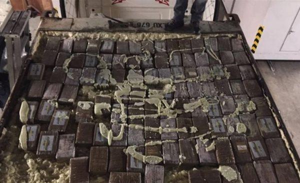 Detectives found more than 100 kilograms (220 pounds) of cocaine in a Waalhaven business in Rotterdam, Netherlands, on June 28, 2017. (Dutch Public Prosecutor/OM)