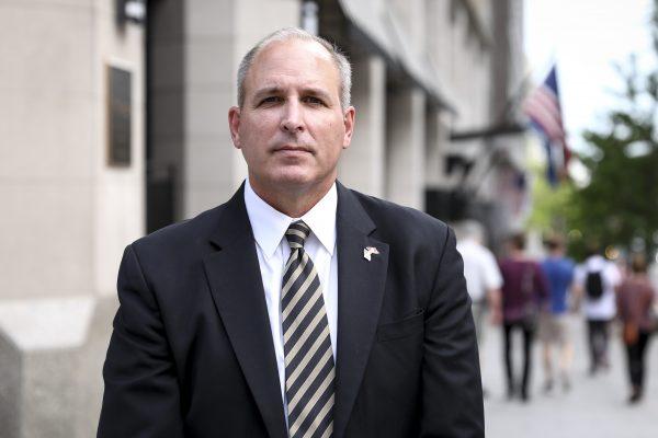 Mark Morgan, former Border Patrol chief, in Washington on April 24, 2019. He's now the acting Customs and Border Protection commissioner. (Samira Bouaou/The Epoch Times)