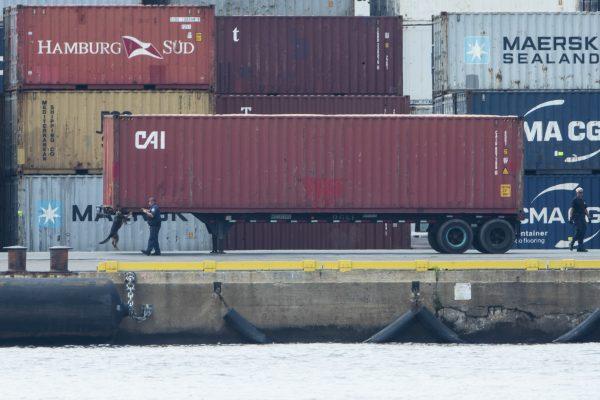 U.S. authorities seized more than $1 billion worth of cocaine from a ship at a Philadelphia port, calling it one of the largest drug busts in American history. (Matt Rourke/AP Photo)