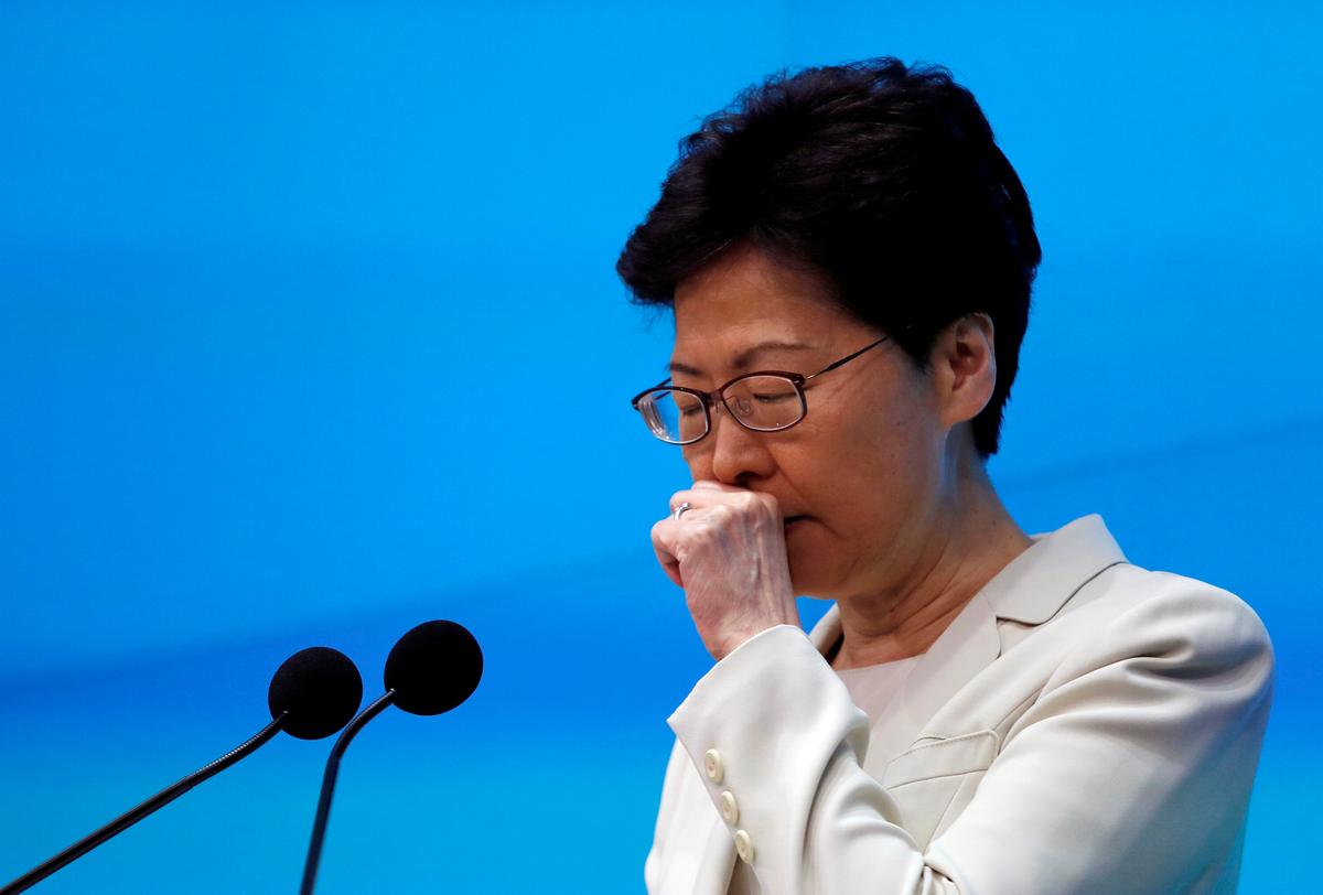 In Private Meeting, Hong Kong Leader Says She Won’t Resign or Agree to Protesters’ Demands