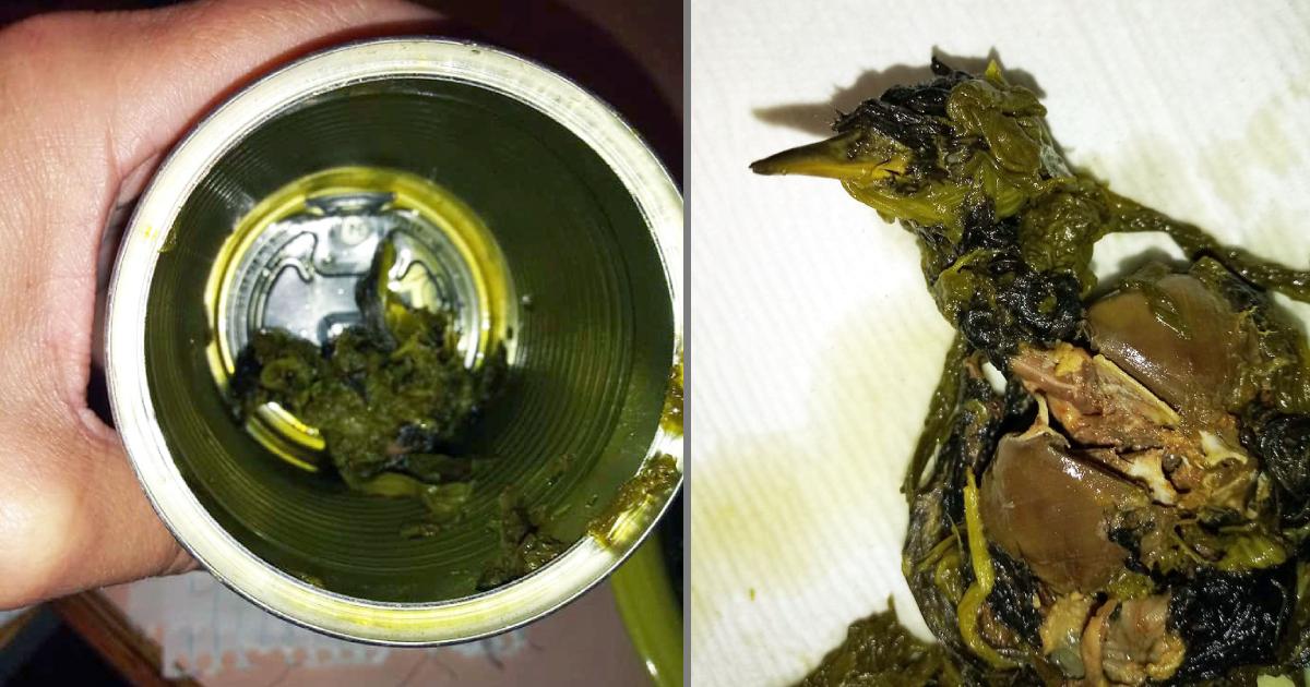 Pennsylvania Woman Surprised After Finding Dead Bird in Canned Vegetables