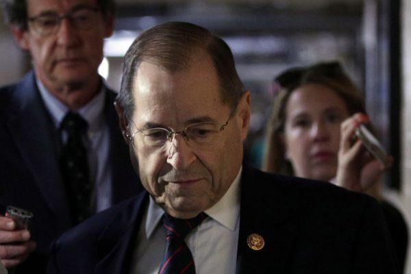 House Judiciary Committee Chairman Rep. Jerry Nadler (D-NY) leaves a House Democrats meeting at the Capitol on May 22, 2019. (Alex Wong/Getty Images)