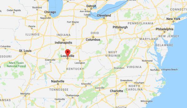 Louisville, Kentucky. (Screenshot/Google Maps)