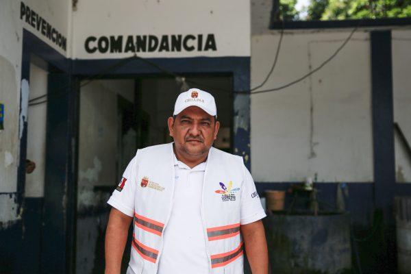 Eduardo Gallardo Gonzalez, secretary of the department of municipal protection in Suchiate, Hidalgo City, Mexico, on June 25, 2019. (Charlotte Cuthbertson/The Epoch Times)