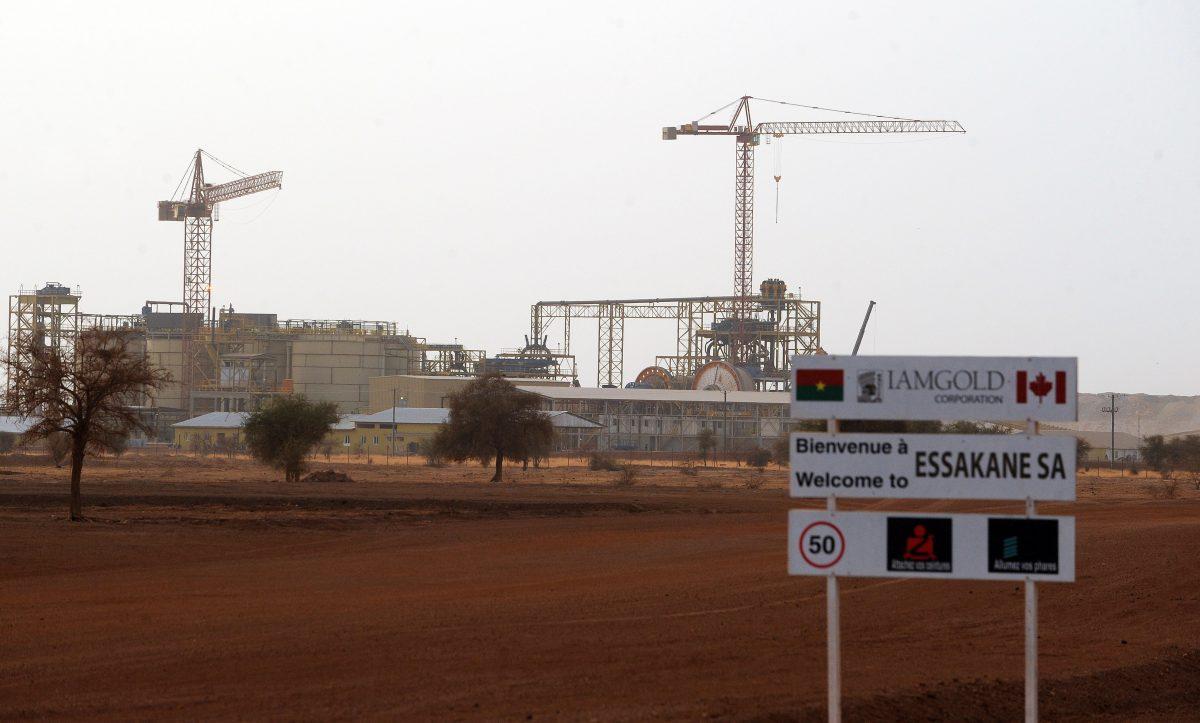 A general view of the construction site of the Essakane gold mine in Essakane, Burkina Faso, in a file photo. It is one of four operational mines of Canadian gold miner Iamgold. (Issouf Sanogo/AFP/Getty Images)