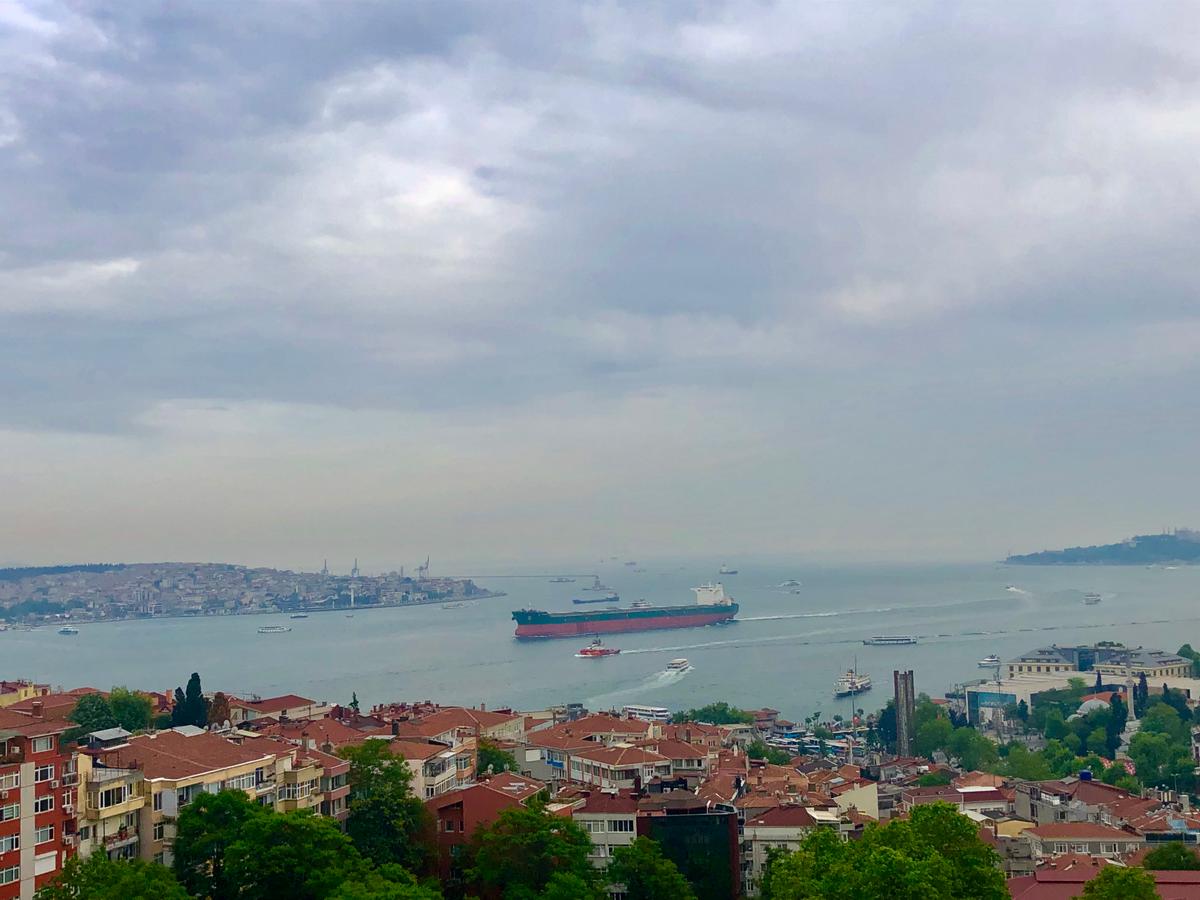 View of the Bosphorus from The Conrad. (Tim Johnson)