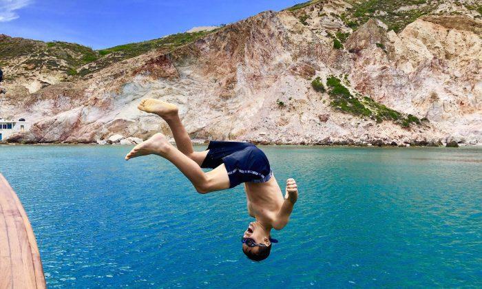 Leaping Into the Blue: A Family Trip Through the Greek Islands