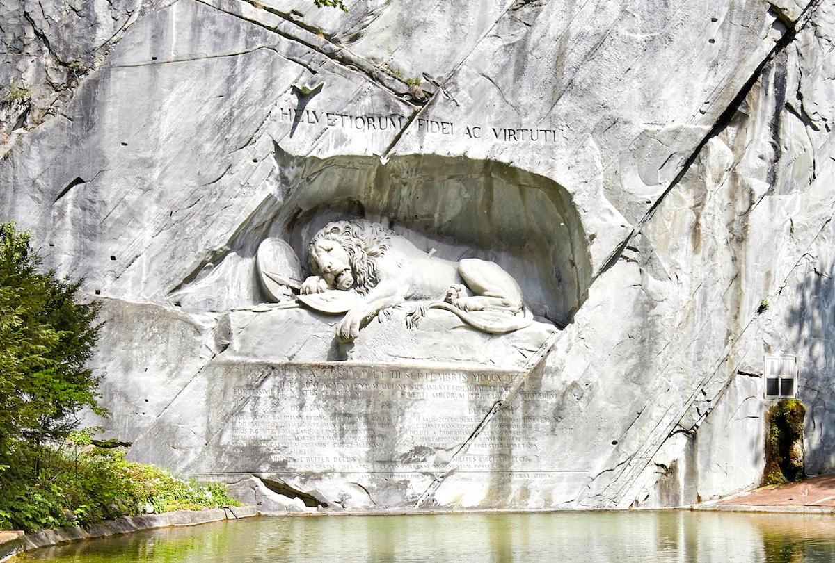 The Lion Monument. (Lucerne Tourism)