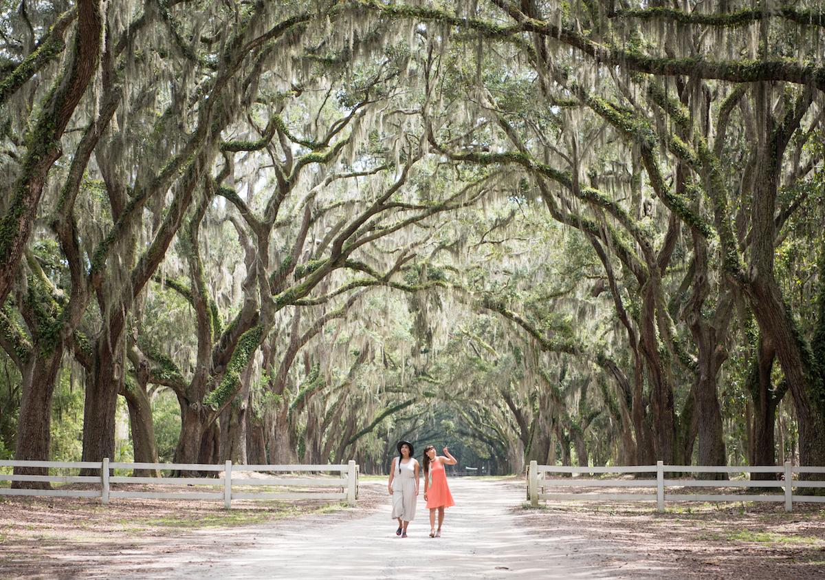 Under Savannah's old oak trees. (Visit Savannah)