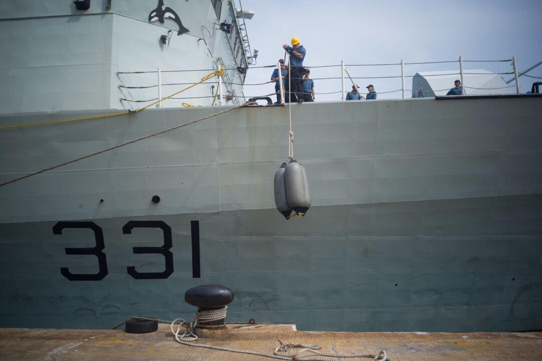 Canadian Navy Ships Sailed Through Taiwan Strait Amid Tension With China