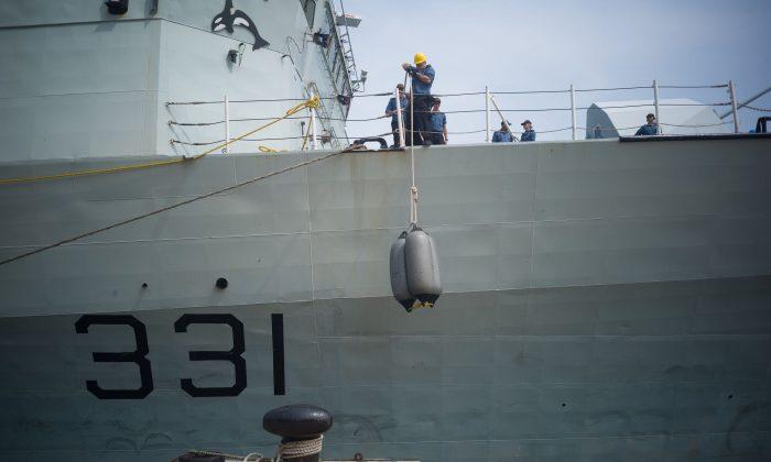 Canadian Navy Ships Sailed Through Taiwan Strait Amid Tension With China