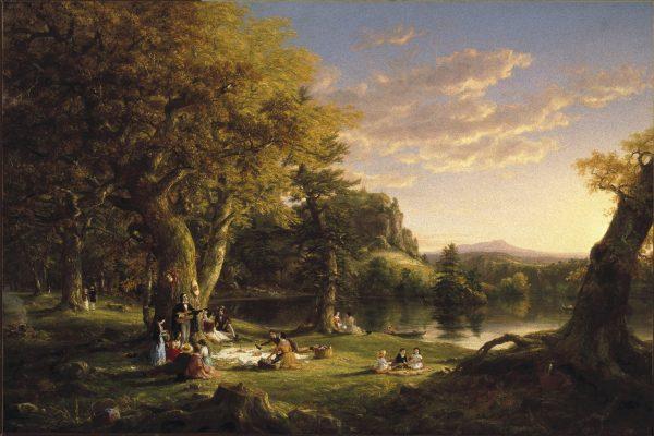 "A Pic-Nic Party" by Thomas Cole, 1846. (Brooklyn Museum)