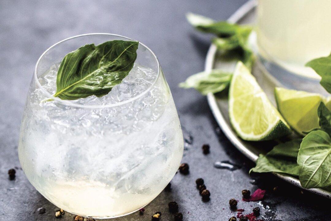 Birds Again (Sauvignon Blanc, Vermouth, Rose Water, and Basil Sour)