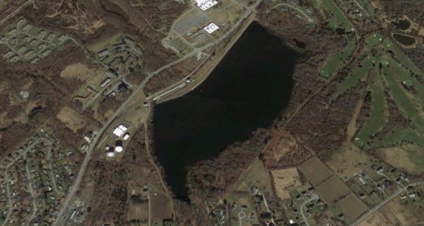 Lawton Valley Reservoir, RI. (Screenshot/Google Maps)