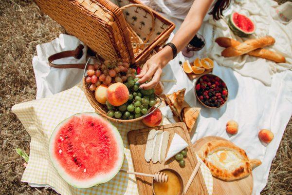 Food at a picnic can be as simple or elaborate as you wish. (Shutterstock)