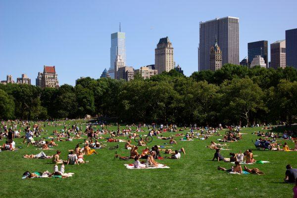 Summer picnickers in Central Park. (Shutterstock)