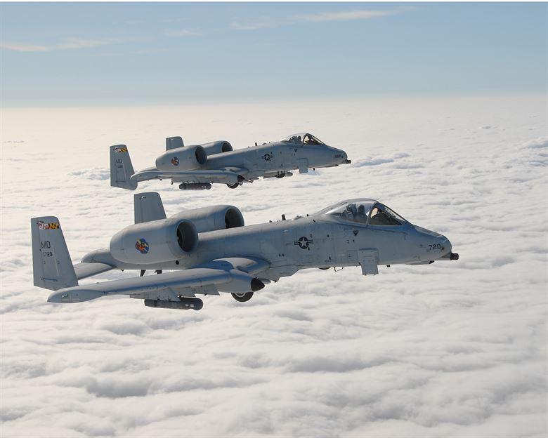 Picture of A-10C attack jets (Moody Airforce Base/Photo by Senior Master Sgt. Jim Foard).