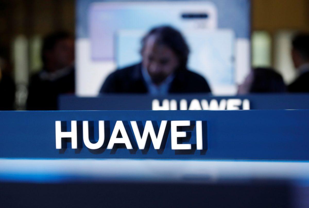 The Huawei logo is pictured on the company's stand during the 'Electronics Show at Ptak Warsaw Expo in Nadarzyn, Poland, on May 10, 2019. (Kacper Pempel/Reuters)