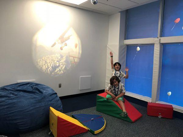 Kids playing in the Multi-Sensory Room at the Miami Airport. (Miami Airport)