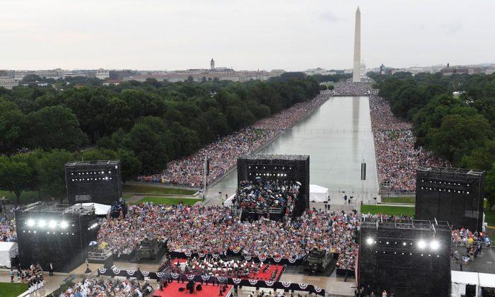 Pictures Show Crowd Size at Trump’s July 4 Celebration