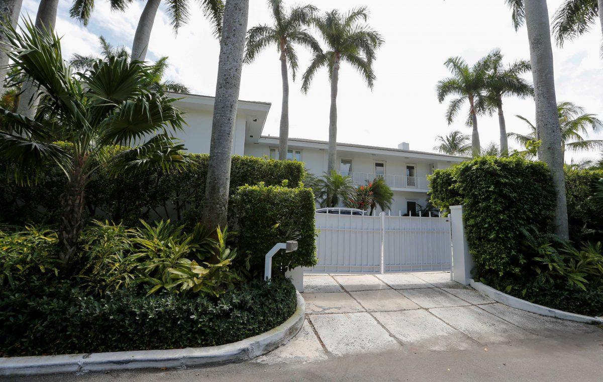 A residence of financier Jeffrey Epstein is shown in Palm Beach, Florida, on March 14, 2014. (Joe Skipper/Reuters)