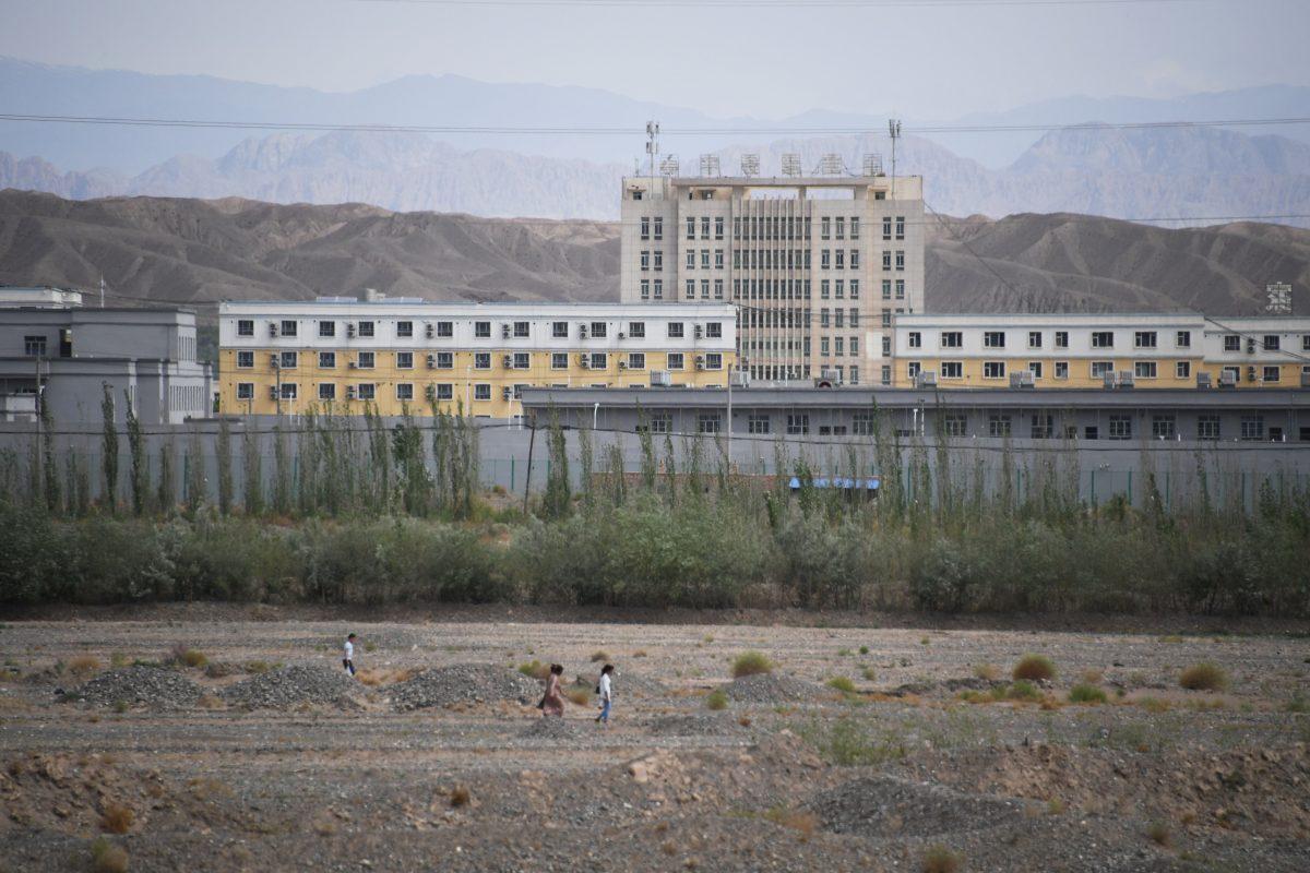 Buildings at the Artux City Vocational Skills Education Training Service Center, believed to be a re-education camp where mostly Muslim ethnic minorities are detained, north of Kashgar in China's northwestern Xinjiang region, on June 2, 2019. (Greg Baker/AFP/Getty Images)