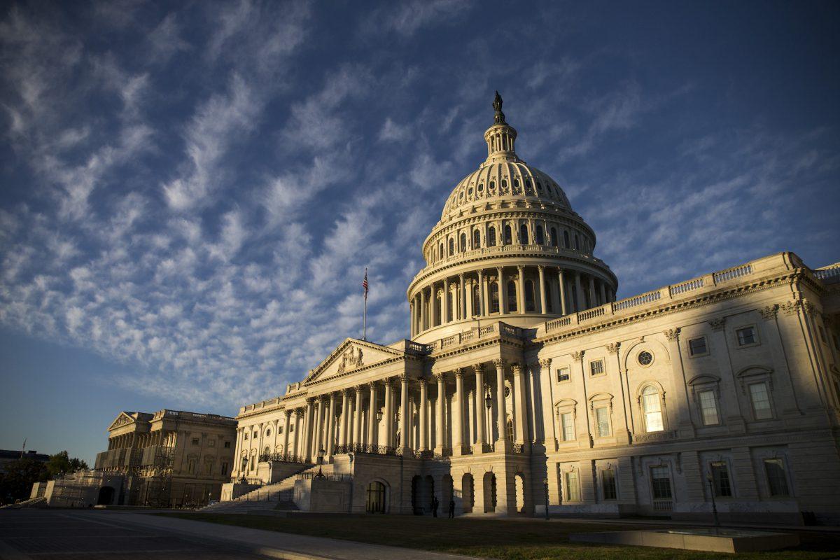 The U.S. Capitol building is pictured in Washington on Nov. 7, 2018. (Zach Gibson/Getty Images)