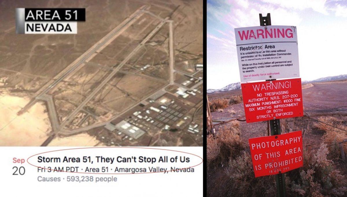 Number of UFO Sleuths Vowing to 'Storm Area 51' in Search of Alien Secrets Nears 1 Million