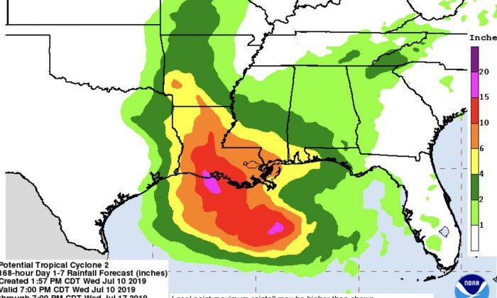 Hurricane Watches Issued for Parts of Coastal Louisiana Ahead of Storm
