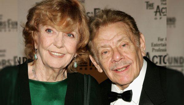 Actress Anne Meara and her husband Jerry Stiller attend The Actors Fund of America "There's No Business Like Show Business" Gala at Cipriani 42nd Street in New York City on May 23, 2005. (Paul Hawthorne/Getty Images)