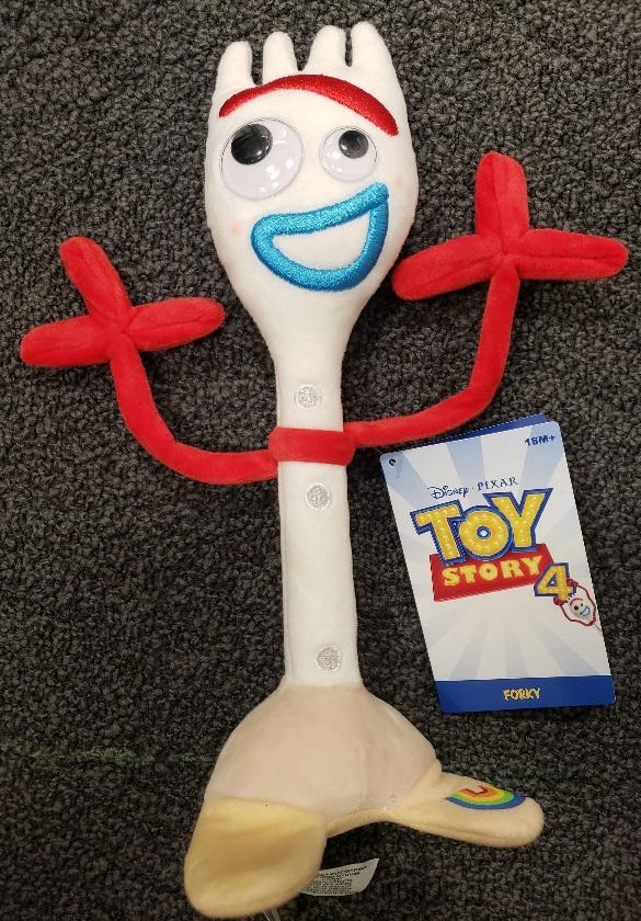 A recall for the 11-inch Disney Forky Plush was issued on June 9 because its "googly" eyes could pose a choking hazard for young children. (Health Canada)