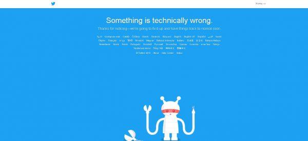 A screenshot of Twitter's home page (Twitter)