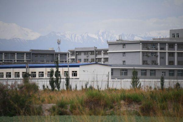 A facility believed to be a reeducation camp where mostly Muslim ethnic minorities are detained, in northwestern China's Xinjiang region on June 4, 2019. (Greg Baker/AFP/Getty Images)
