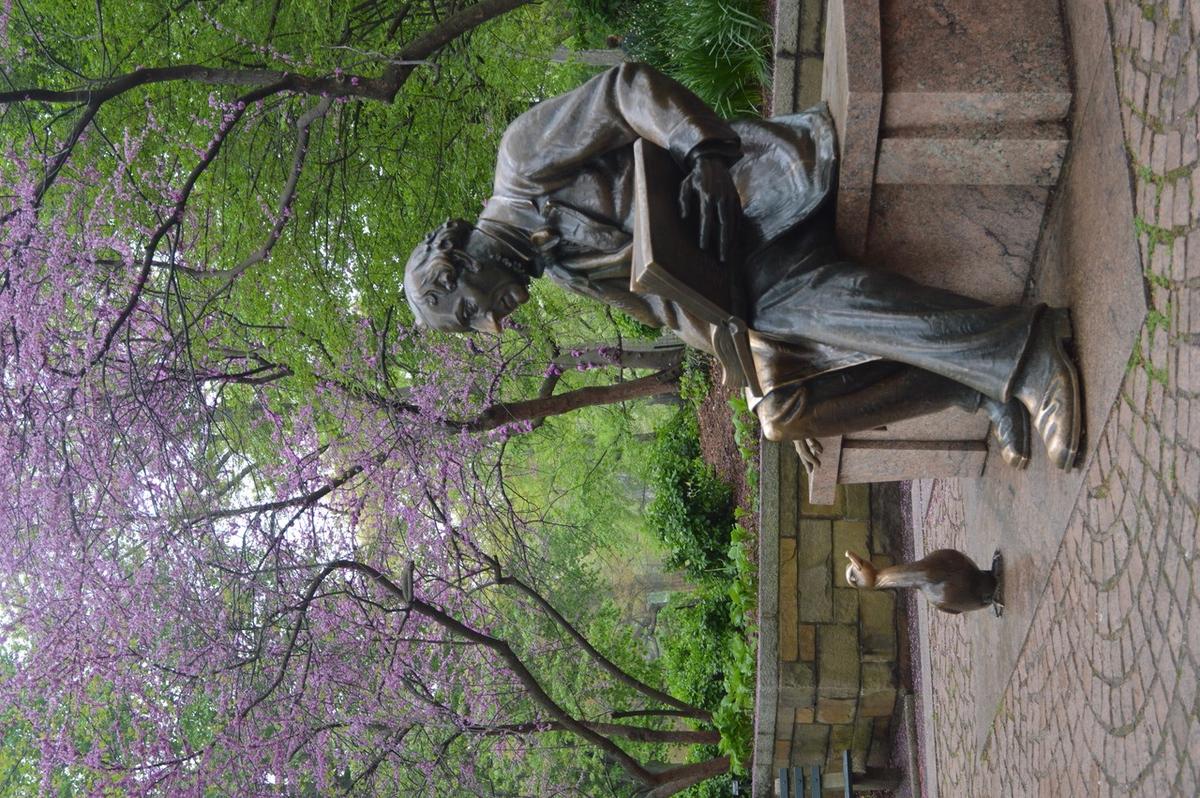 The statue of Danish author Hans Christian Andersen. (Catarina Astrom)